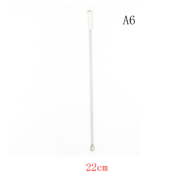 Rustfritt stål Lab Mikrospatel Medisinskje Scoop Spade P 22cm