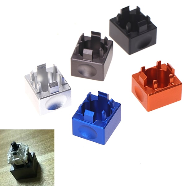 Nya mekaniska tangentbordsknappar Metal Switch Öppnare direkt F Dark gray One Size