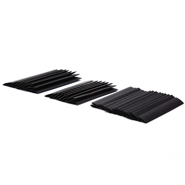 Mode 127 Stk Sort Lim Vejrbestandig Krympe Sleeving Tub Black 12cm*20cm*1cm