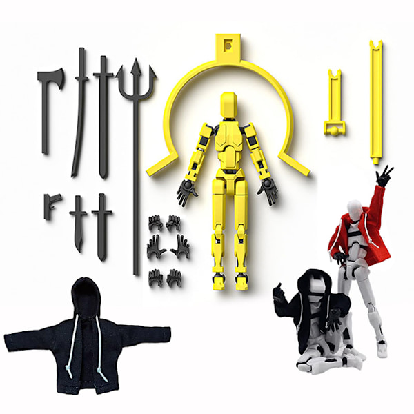 Hoodie Dummy13 Magnetisk Actionfigur Sæt Dummy 13 Action Figur A6