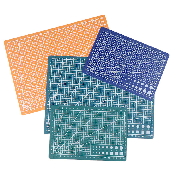 3kpl Kulttuuri- ja koulutusvälineet A4A5 kaksipuolinen ting-tyyny A4 Orange 3pcs