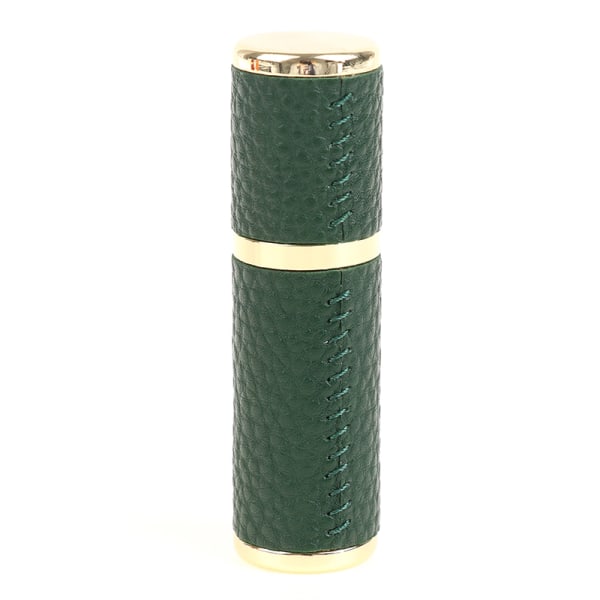 5ML læder parfumeflaske Bærbar sprøjte Genopfyldelig Tom Pe Green 5ml empty