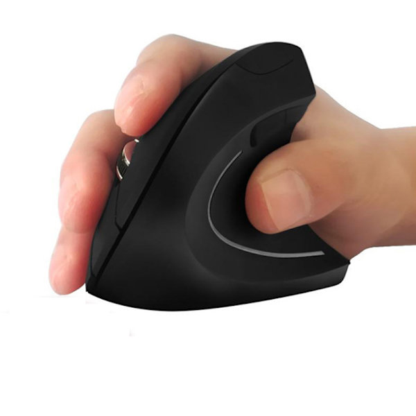 Langaton hiiri PC&Game Ergonominen muotoilu Pystysuuntainen 1600DPI Optica Black onesize