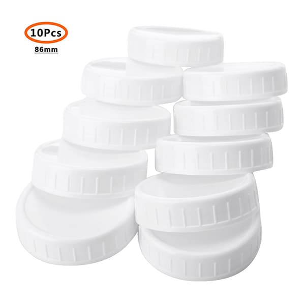 10 st vita murarburkar drickslock 70mm/86mm innerdiameter 86mm