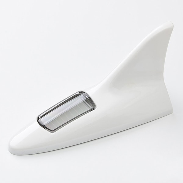 Universal LED Light Auto Shark Fin Antenni aurinkoenergialla Aut White Onesize