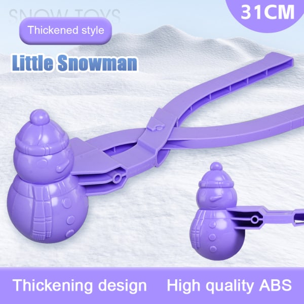 Snowball Maker Clips snöleksaker för barn vinter utomhus snöboll A3 one size