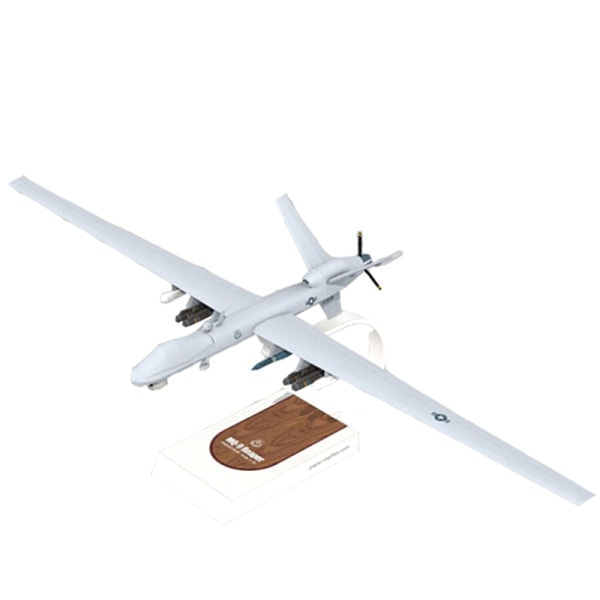 1:32 America MQ-9 Reaper Reconnaissance Aircraft Plane Tee itse Pape White One Size
