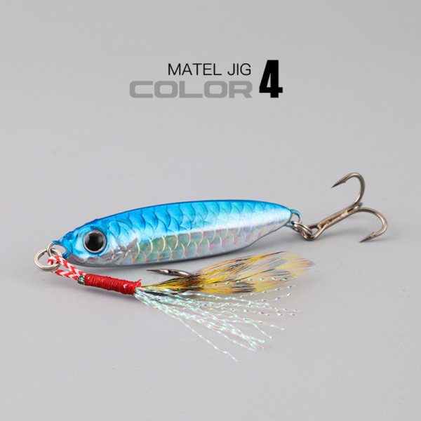 Fiskesluk 7g 10g 15g 20g 25g 30g Kast Jigging sluk Kast D 30g