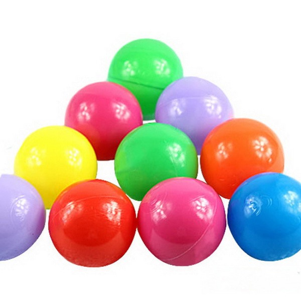 200X Ball Blød Plastic Ocean Ball Baby Kid Legetøj Swim Pit Toy Mul mutilcolor 200Pcs