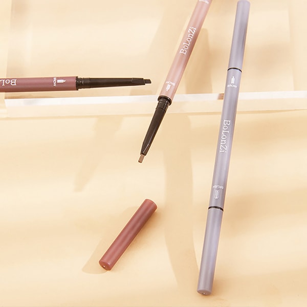 Double Head Eyebrow Pencil Pitkäkestoinen vedenpitävä sävyn parannus Dark brown oneszie