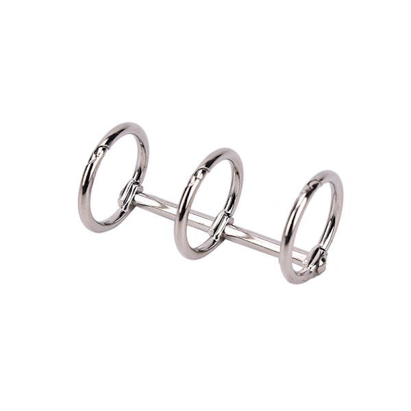 5X Metal Notebook Lösblad Binder Ring Snap Album Spli Silver 5pcs