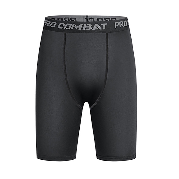 Lyhyt 3 pitkät Unisex -legging tiukat Gym Running Fitness Sport Pa black XL