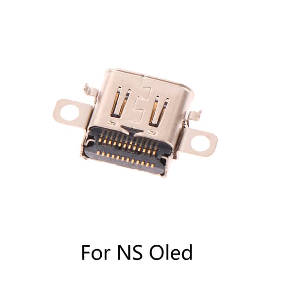 1PC Original Ny ladeportuttak erstatning Type-C USB Co For NS Oled one size