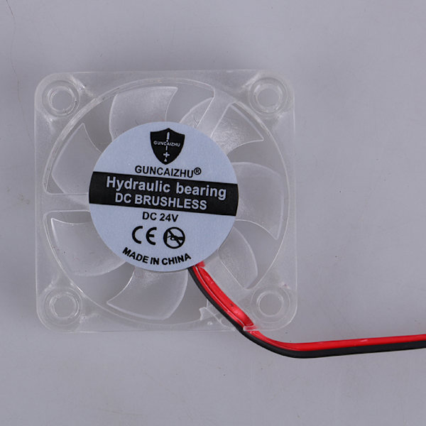 4010 DC 5v 12v 24v køleblæser LED Iight Emitting Hydraulisk Bea clear 12V