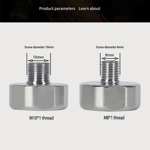 Luft Mini Mikrotrykkmåler Manometer | Gjenge M10 M8 | 5MPA 5mpa M8