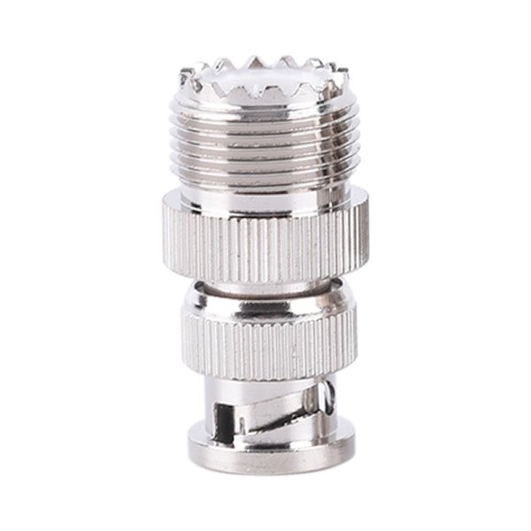 BNC hannplugg til SO239 UHF PL-259 Jack RF hun koaksialadapter Gold
