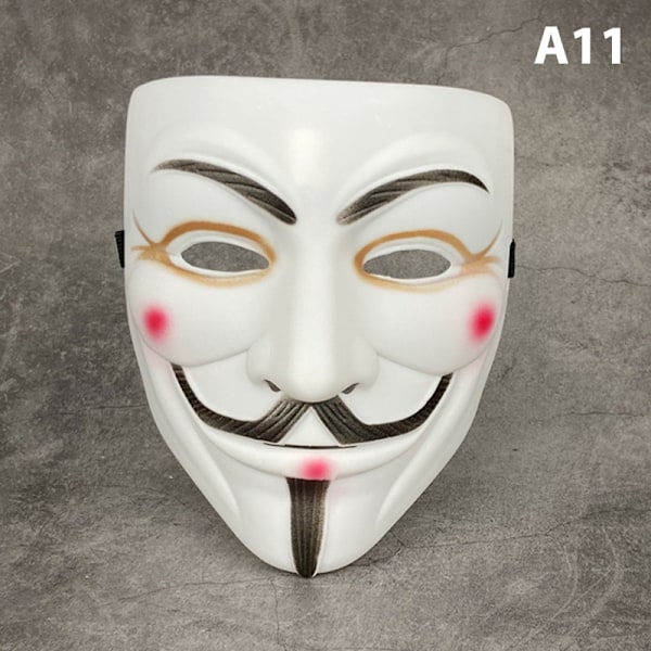 Vendetta Hacker Mask Anonym julfest present till vuxen K A11 one size