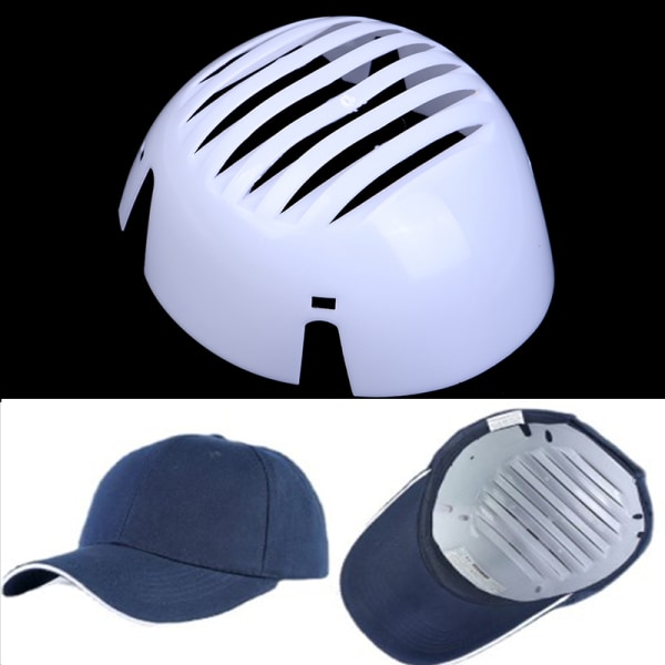 Valkoinen suojakypärä Suojahattu vuori PE Bump Cap Insert PE White one size