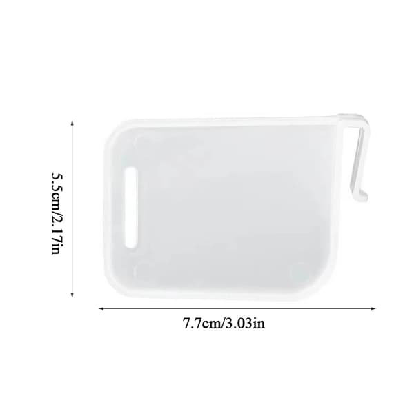 10 st kylskåpsavdelare, infällbar plast D White 10pcs