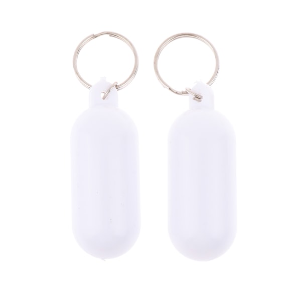 2 Stk Båd Kajak Flydende Nøglering Flydende Nøglering Float Keychai White onesize