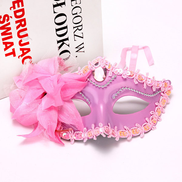 Halloween Prinsesse Maske Stor Lily Maske Prinsesse Kjole Maske PK 20*10*10