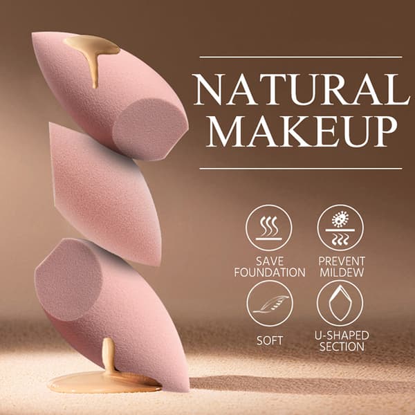Makeup Svamp Makeup Puff Foundation Blender Svamp Makeup Æg Black
