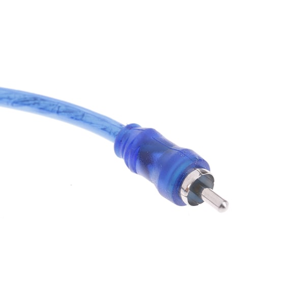 1Pc RCA hun til han splitter stereo o Y adapter kabel ledning c Blue A1