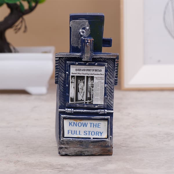 Miniatyr Telefonkiosk i 1:12 Skala B