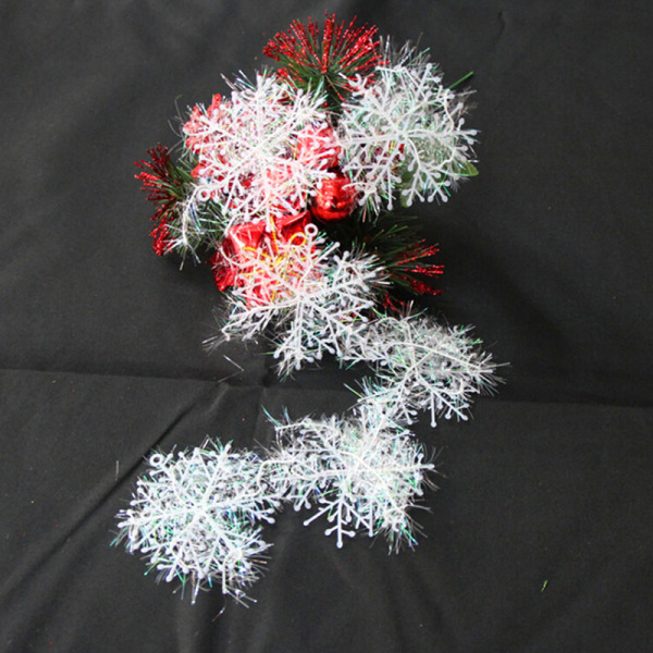 6/12/30/60 stk. Hvid snefnug ornamenter jule juletræ Han