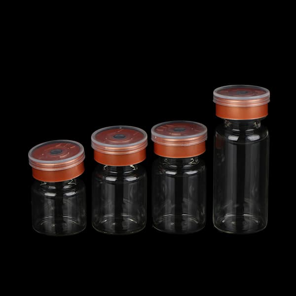 10 st 3 ml 5 ml 6 ml 10 ml flaskor gummipropp flip-off-lock Al Ca 6ML 10Pcs
