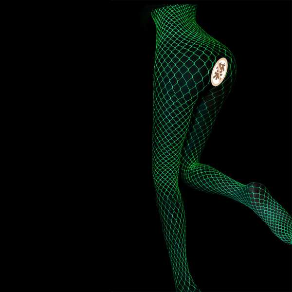 Luminous Mesh Sex Erotiska underkläder Se Through Hollow Out Net Cl fluorescent One Size