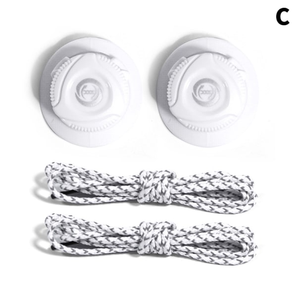 1 Par Sneaker Skosnören Elastisk No Tie Skosnören Stretching Lo C C