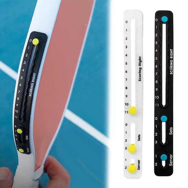 Bærbar Pickleball Padle Scorekeeper Scoring Right Picklebal White