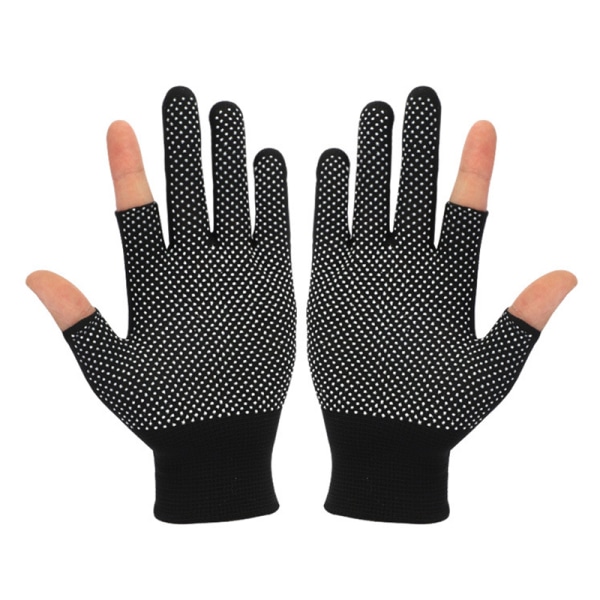 Liukumaton Touch Nylon Gloves Miehet Naiset Summer Outdoor Riding Spo Black One Size
