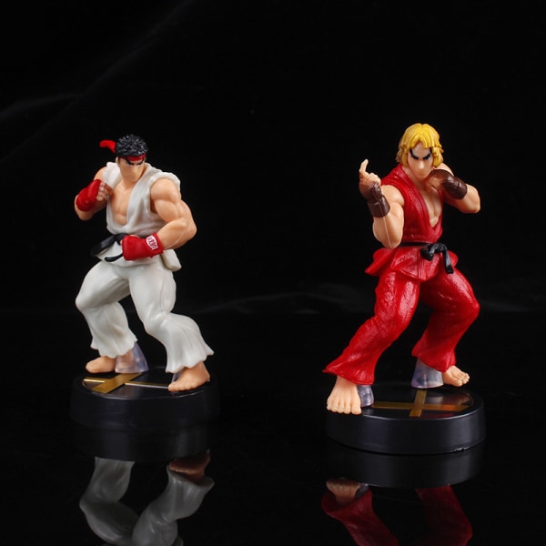 Anime Action Figur PVC Toys og Street Fighter Game Dolls Room D Red One Size