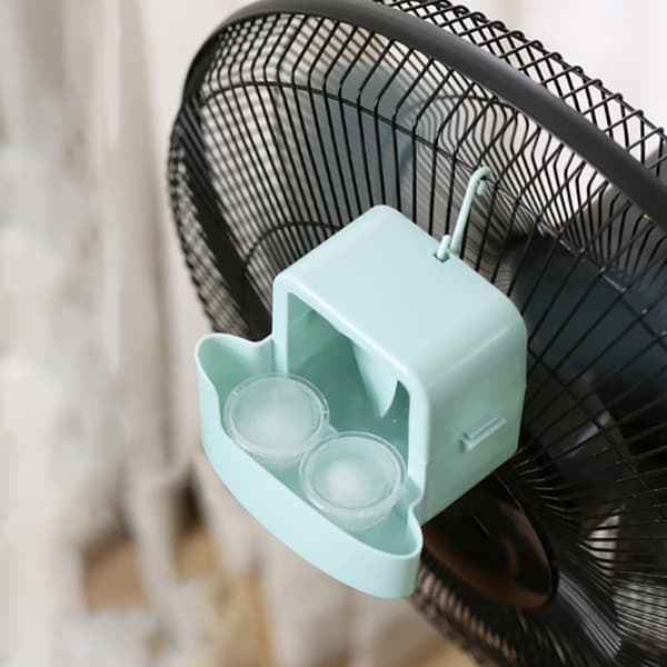 Elektrisk Ventilator Køleboks Isterning Opbevaringsboks Hurtig Køling Blue
