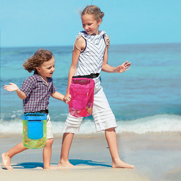 Barneskall oppbevaringsveske Summer Beach Portable Bag Outdoor Blue one size