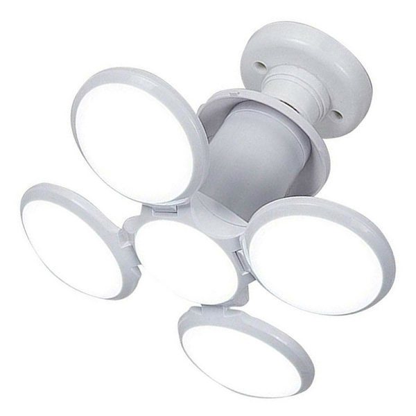 Super Bright LED-pære deformerbare garasjetaklys E27 40W A One Size