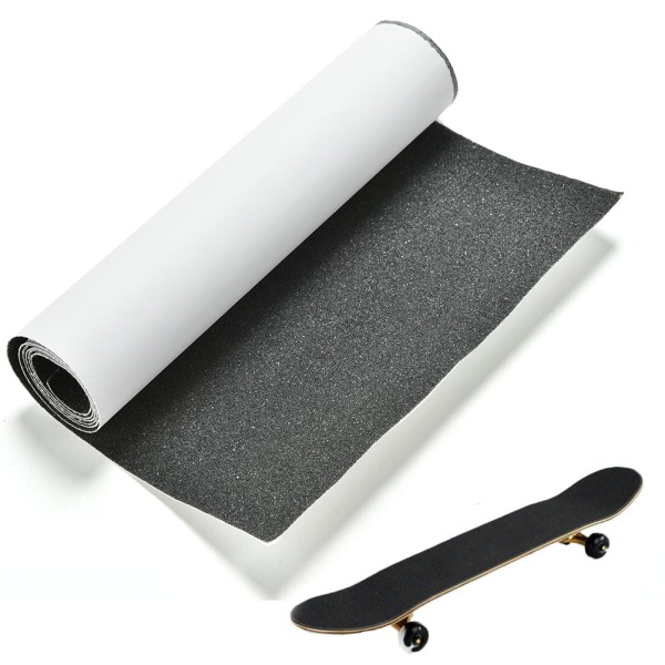 Perforeret Grip Tape Sandpapir Skateboard Skate Scooter Sticke Black one size