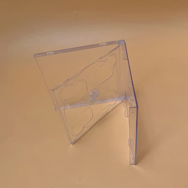 Tom CD-etui PP Plast Mælkehvid Gennemsigtig CD-etui CD-etui Capa One Size
