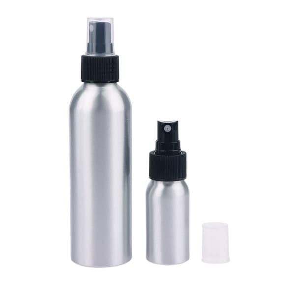 Metall Aluminium Flaska Parfym Atomizer Tom Misty Spray Black 120ml