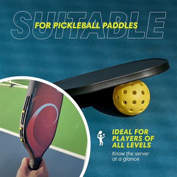 Bærbar Pickleball Bat Scorekeeper Scoring Right Picklebal White