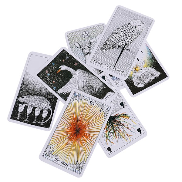 78 stk Wild Unknown Tarot Deck Rider-Waite Oracle Set Fortun Multicolor one size