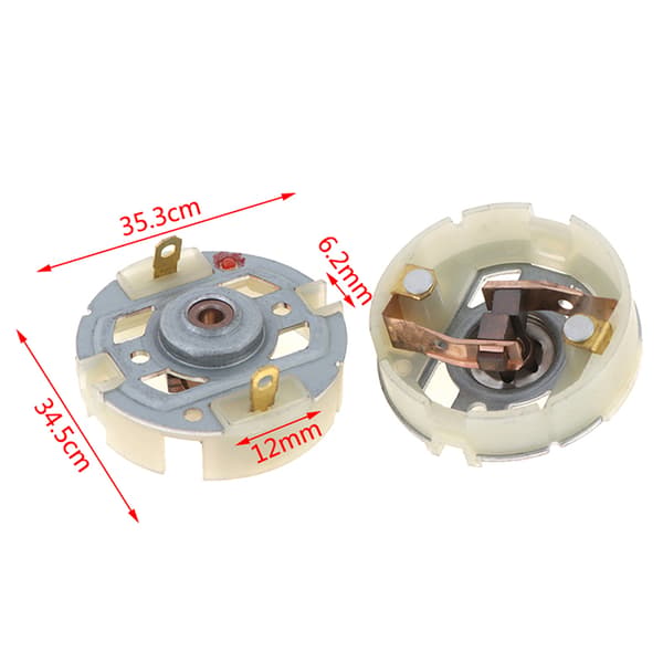 2 stk Ny elektrisk boremotor karbonbørsteholder for RS 550 One Size
