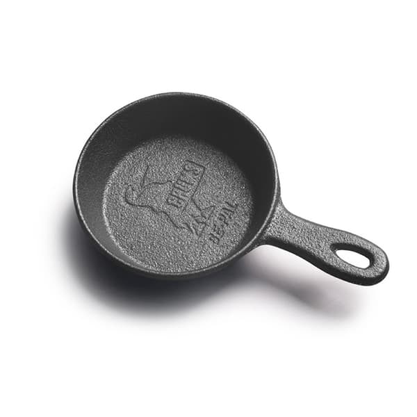 8,5 CM støpejernspanne, non-stick mini-eggestekepanne til kjøkken Black