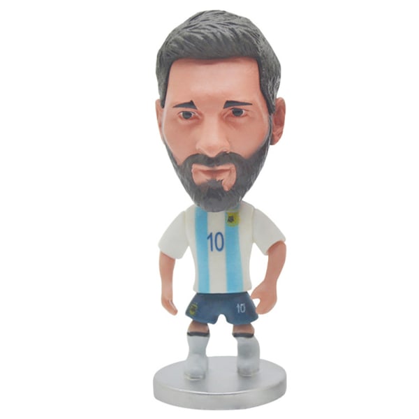 Soccer Star Figure Mini Fotballspiller Bil Ornamenter Collectio 17 17