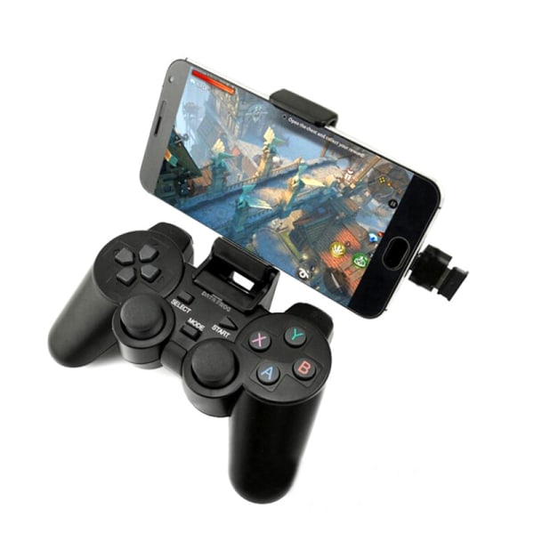2.4GHz trådlös dubbel joystick kontroll spelkontroll gamepad F One Size