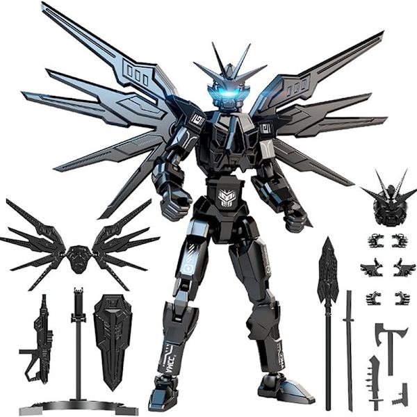 Multi-ed Flyttbar Shapeshift Robot Warrior 3D-printad Riddarman A2