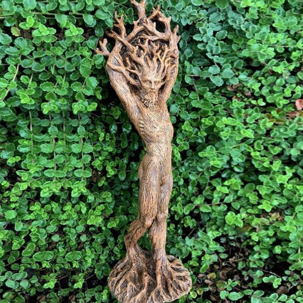 1 stk Resin Forest Goddess Hage Statue Hage Håndarbeid Deco A one size