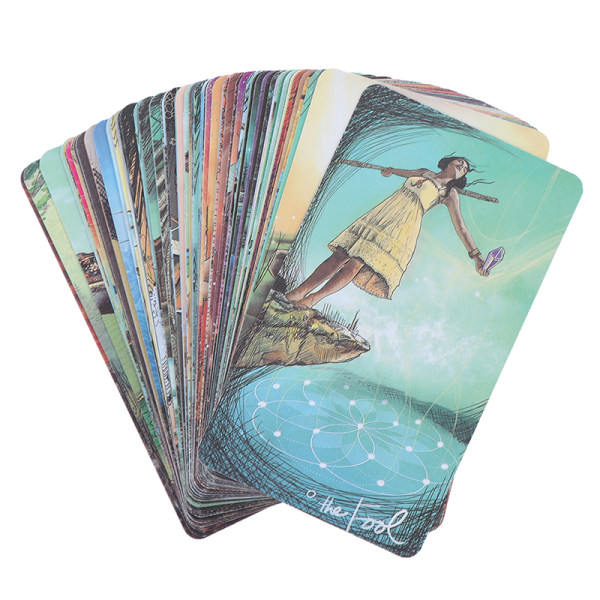 78 korttia valonäkijät Tarot Pöytäkorttipeli Englanninkielinen versio G Multicolor one size